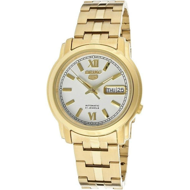 Refurbished Seiko 5 White Dial Automatic 21 Jewels SNKK84K1 Men's Watch