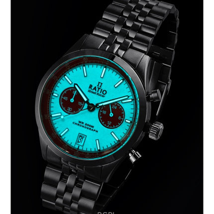 Ratio Street Racer Chronograph RTC025 200M Red Panda Dial Limited Edition Watch