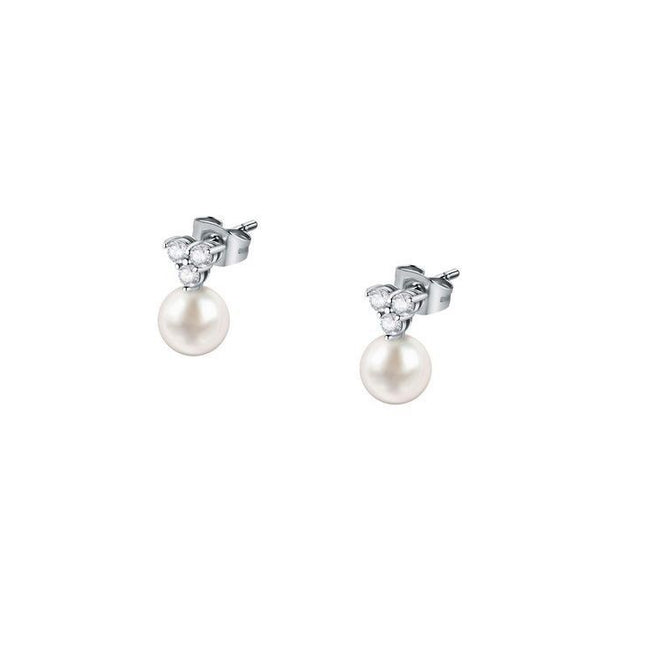 Morellato Perla Silver Tone Earrings SAER52 For Women