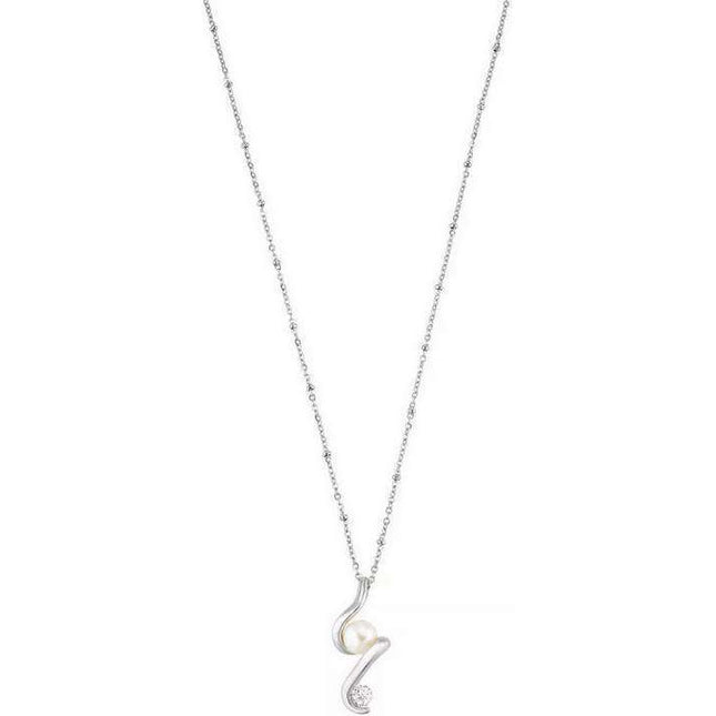 Morellato Luminosa Stainless Steel Cultured Pearls SAET10 Womens Necklace