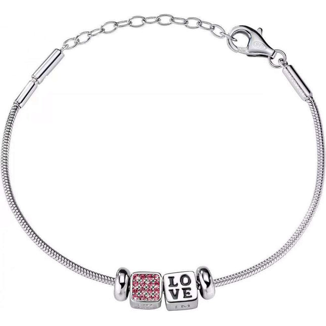 Morellato Solomia Sterling Silver Love SAFZ177 Womens Bracelet