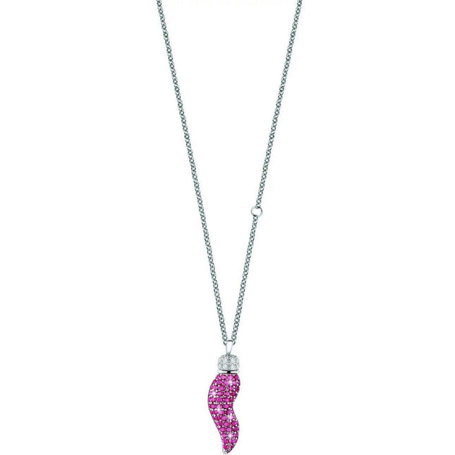 Morellato Scrigno DAmore Rhodium Plated Sterling Silver SAMB01 Womens Necklace