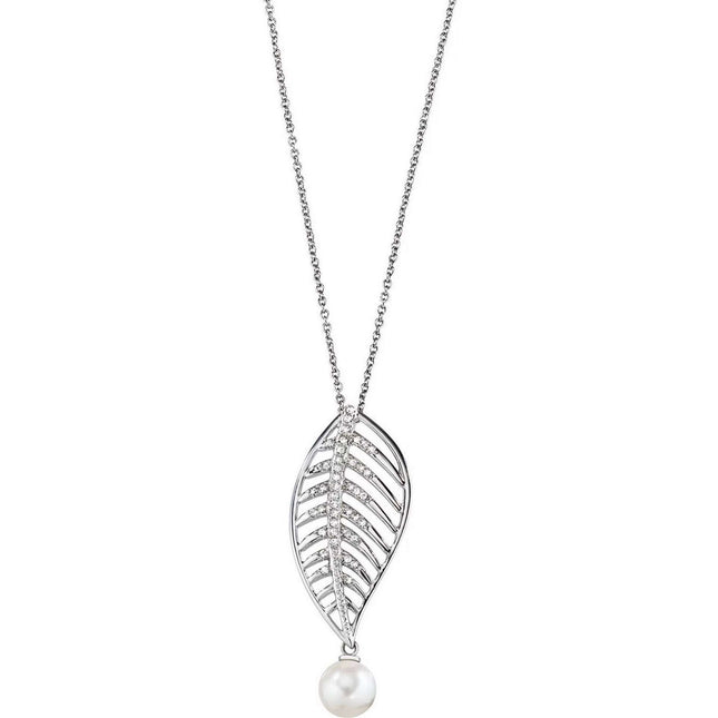 Morellato Foglie Stainless Steel SAKH11 Womens Necklace