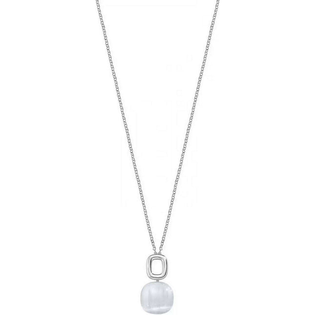 Morellato Gemma Sterling Silver Cat Eye Stone SAKK24 Womens Necklace