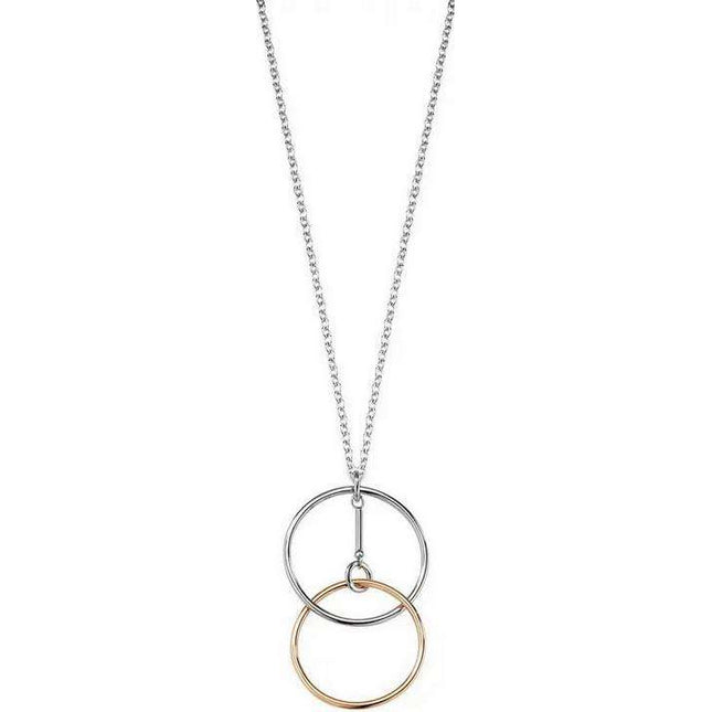 Morellato Cerchi Stainless Steel PVD Rose Gold Tone SAKM12 Womens Necklace