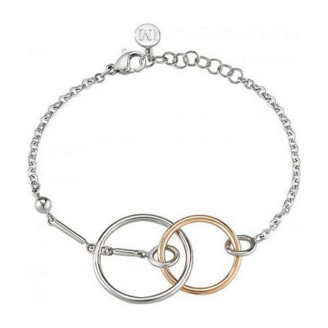 Morellato Cerchi Stainless Steel PVD Rose Gold Tone SAKM16 Womens Bracelet