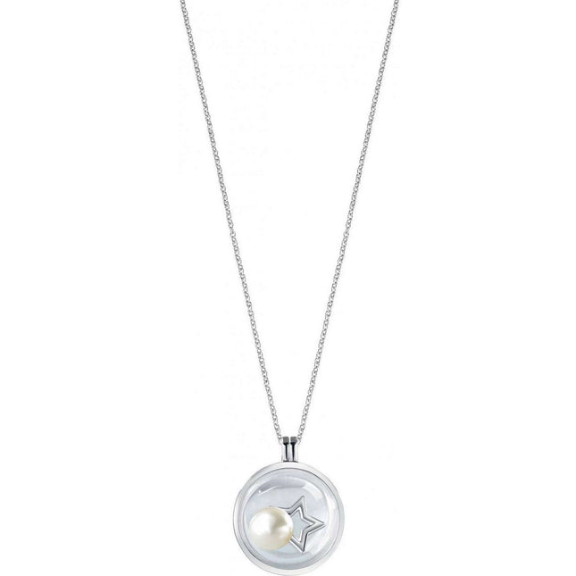 Morellato Essenza Rhodium Plated Silver SAGX02 Womens Necklace