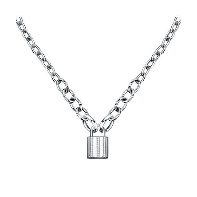 Morellato Abbraccio Stainless Steel And Bronze Necklace SAUB01 For Women