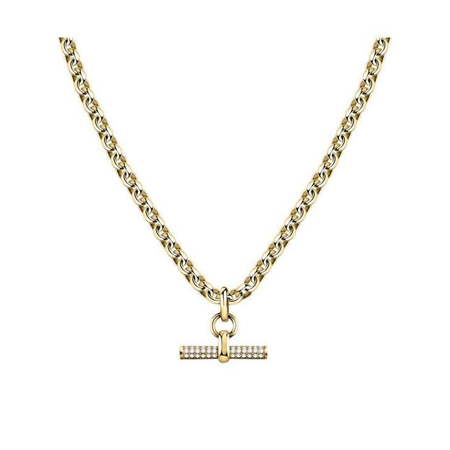 Morellato Abbraccio Gold Tone Stainless Steel Necklace SAUC02 For Women