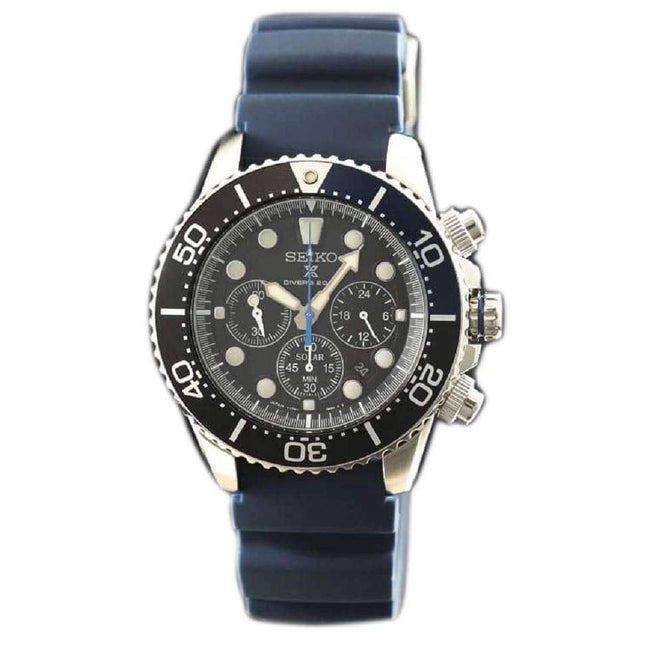 Seiko Prospex SBDL049 Scuba Diver 200M Chronograph Solar Men's Watch