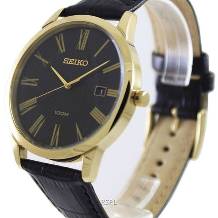 Seiko Montre Quartz Black Dial SGEH14P1 SGEH14P Mens Watch