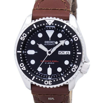 Seiko Automatic Diver's Canvas Strap SKX007J1-var-NS1 200M Mens Watch