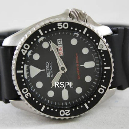 Refurbished Seiko Automatic Diver SKX007 SKX007K1 SKX007K Rubber Band Men's Watch