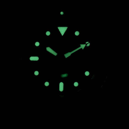 Seiko Automatic SKX009J1-LS15 Diver's 200M Dark Blue Leather Strap Men's Watch