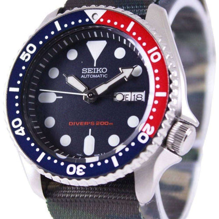 Seiko Automatic Divers 200M Army NATO Strap SKX009K1-NATO5 Mens Watch