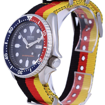 Seiko Automatic Divers Polyester SKX009K1-var-NATO26 200M Mens Watch