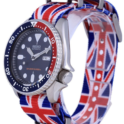 Seiko Automatic Divers Polyester SKX009K1-var-NATO28 200M Mens Watch