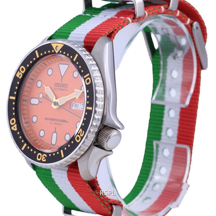 Seiko Automatic Divers Japan Made Polyester SKX011J1-var-NATO23 200M Mens Watch