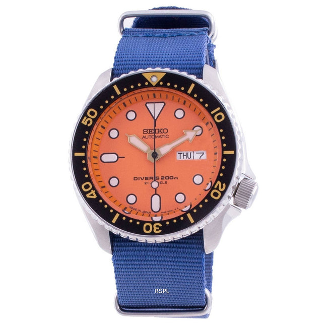 Seiko Automatic Divers SKX011J1-var-NATO8 200M Japan Made Mens Watch