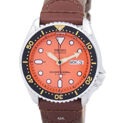 Seiko Automatic Divers Canvas Strap SKX011J1-NS1 200M Mens Watch
