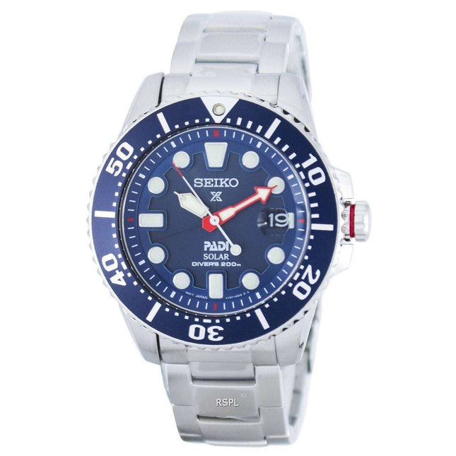 Seiko Prospex PADI Special Edition Solar Diver's 200M SNE435 SNE435P1 SNE435P Men's Watch