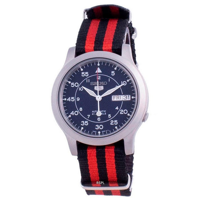 Seiko 5 Military SNK807K2-var-NATOS15 Automatic Nylon Strap Men's Watch