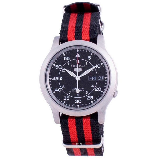 Seiko 5 Military SNK809K2-var-NATOS15 Automatic Nylon Strap Men's Watch