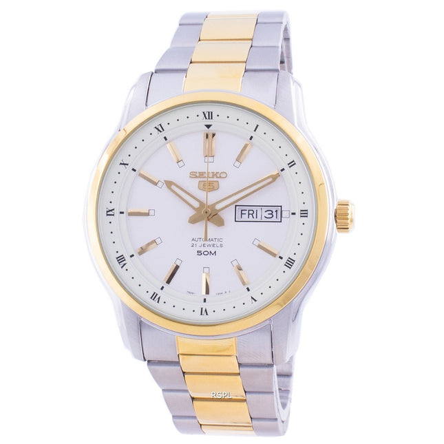 Seiko 5 Automatic White Dial SNKP14 SNKP14K1 SNKP14K Men's Watch