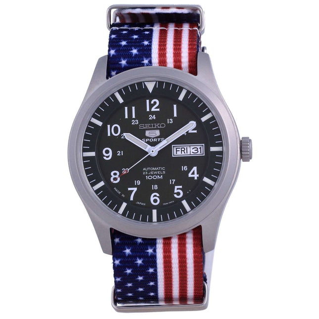 Seiko 5 Sports Automatic Japan Made SNZG09J1-var-NATO27 100M Mens Watch
