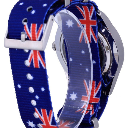 Seiko 5 Sports Military Automatic Polyester SNZG09K1-var-NATO30 100M Mens Watch