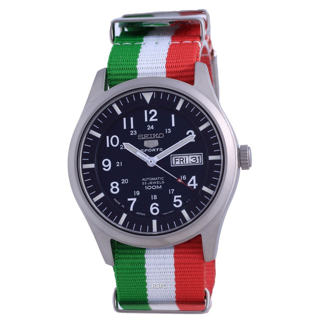 Seiko 5 Sports Automatic Polyester SNZG11J1-var-NATO23 100M Mens Watch