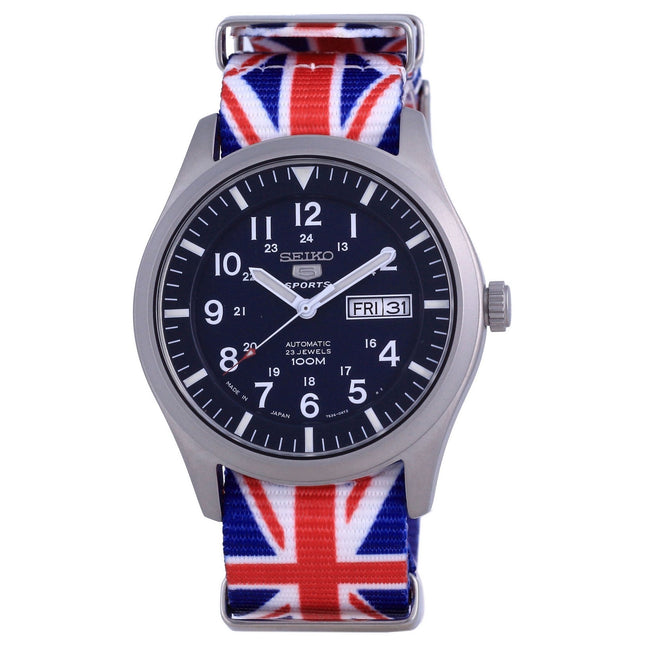 Seiko 5 Sports Automatic Polyester SNZG11J1-var-NATO28 100M Mens Watch