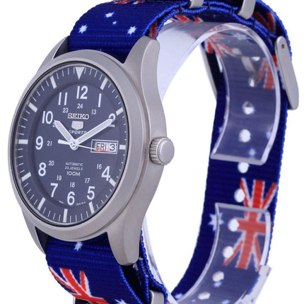 Seiko 5 Sports Automatic Polyester SNZG11K1-var-NATO30 100M Mens Watch