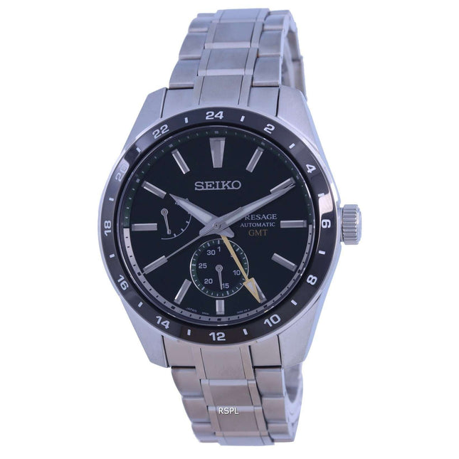 Seiko Presage Sharp Edged GMT Automatic SPB219 SPB219J1 SPB219J 100M Mens Watch