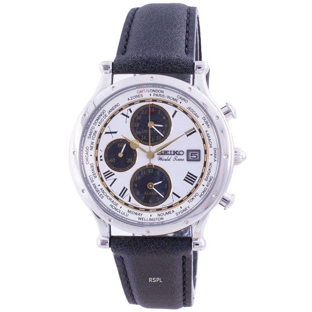 Seiko 30th Anniversary Age Of Discovery World Time SPL055P SPL055P1 SPL055P Quartz Chronograph Limited Edition Men's Watch