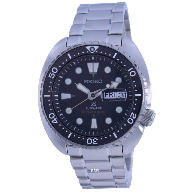 Seiko Prospex King Turtle Black Dial Automatic Divers SRPE03 SRPE03K1 SRPE03K 200M Mens Watch