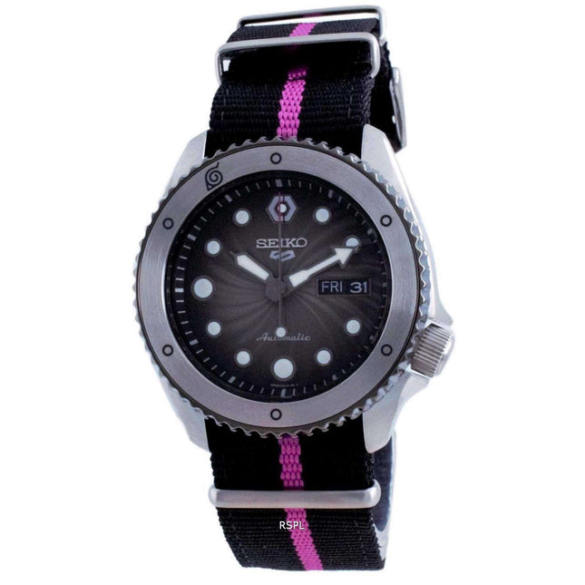 Seiko 5 Sports Boruto Uzumaki Limited Edition Automatic SRPF65 SRPF65K1 SRPF65K 100M Men's Watch