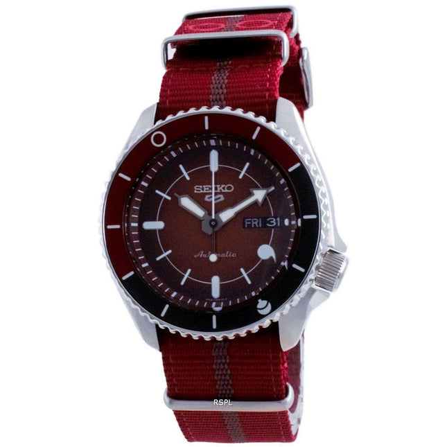 Seiko 5 Sports Sarada Uchiha Limited Edition Automatic SRPF67 SRPF67K1 SRPF67K 100M Men's Watch