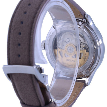 Seiko Presage Zen Garden White Dial Leather Strap Automatic SRPG25 SRPG25J1 SRPG25J Mens Watch