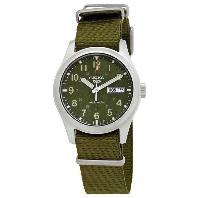 Seiko 5 Sports Field Green Dial Automatic SRPG33 SRPG33K1 SRPG33K 100M Mens Watch