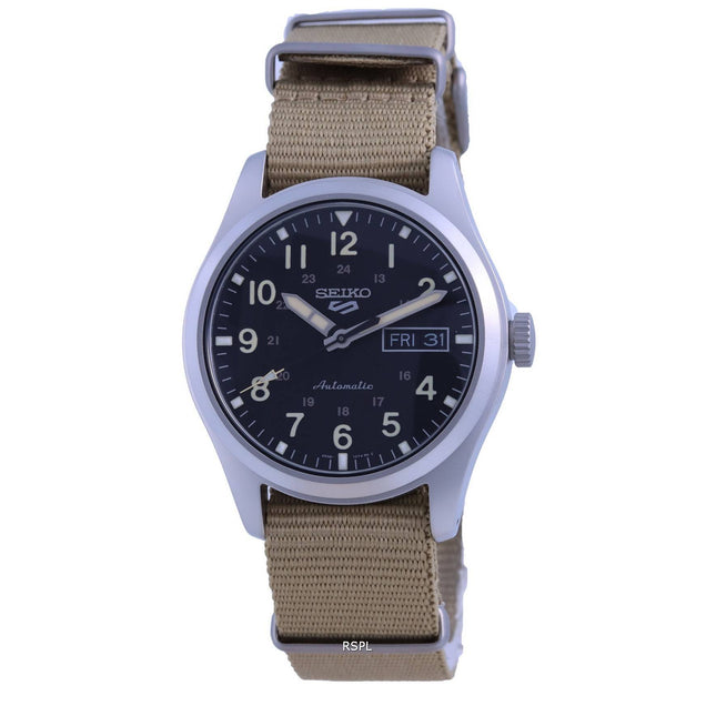 Seiko 5 Sports Field Black Dial Automatic SRPG35 SRPG35K1 SRPG35K 100M Mens Watch
