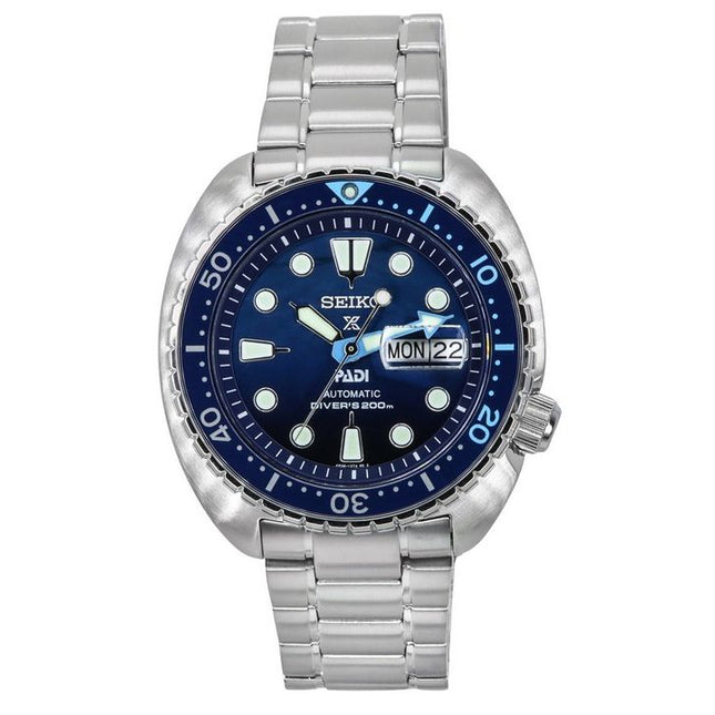 Seiko Prospex The Great Blue Turtle PADI Special Edition Blue Dial Automatic Divers SRPK01K1 200M Mens Watch