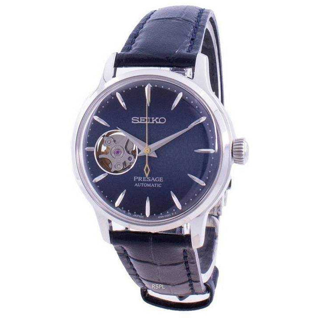 Refurbished Seiko Presage Automatic Cocktail Time Blue Moon SSA785 SSA785J1 SSA785J Open Heart Japan Made Women's Watch