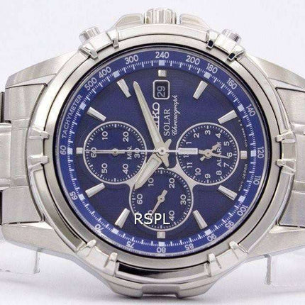 Seiko Chronograph Solar Alarm SSC141P1 SSC141P SSC141 Mens Watch