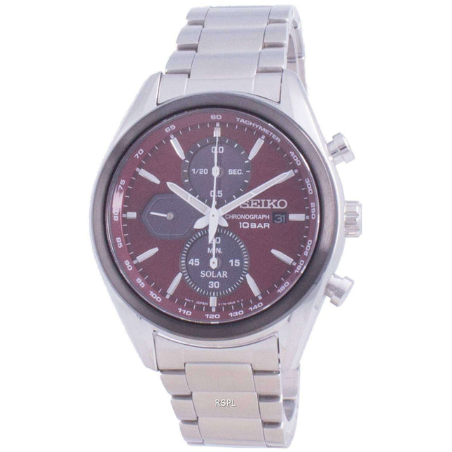 Seiko Discover More Chronograph Solar SSC771 SSC771P1 SSC771P 100M Mens Watch