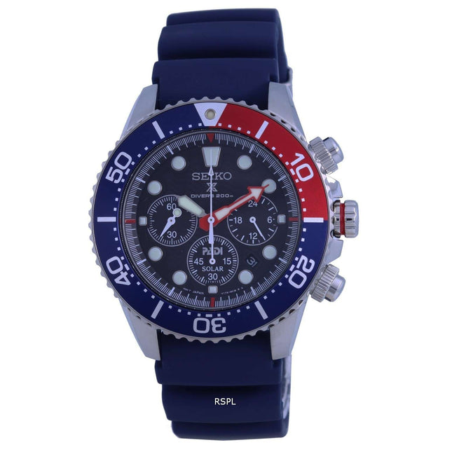 Seiko Prospex Padi Special Edition Chronograph Solar Divers SSC785 SSC785P1 SSC785P 200M Mens Watch