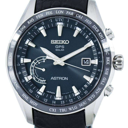 Seiko Astron Titanium GPS Solar World Time Japan Made SSE115 SSE115J1 SSE115J Men's Watch