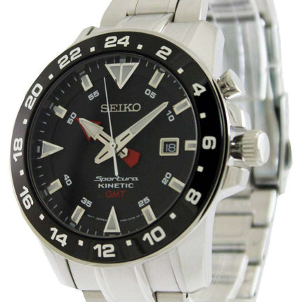 Seiko Sportura Kinetic GMT SUN015P1 SUN015P SUN015 Mens Watch