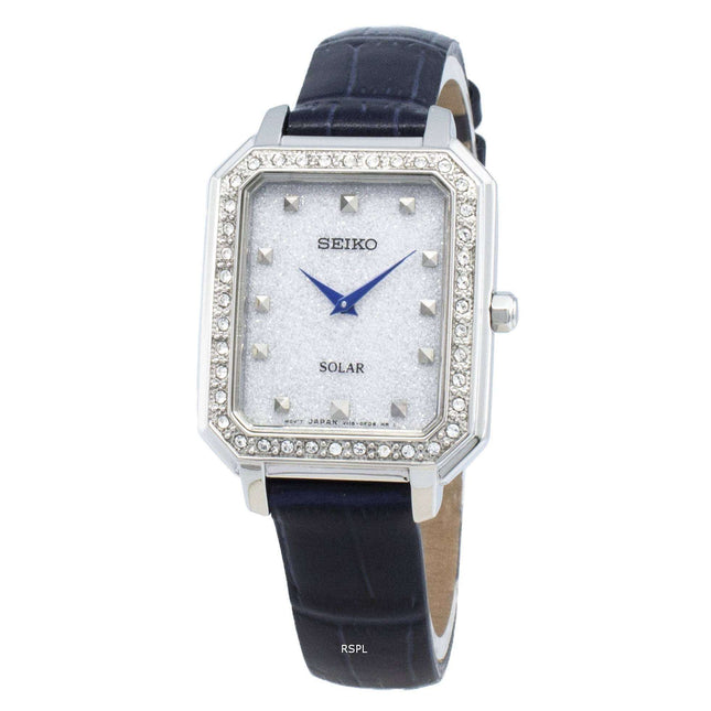 Seiko Conceptual SUP429P SUP429P1 SUP429 Diamond Accents Solar Women's Watch