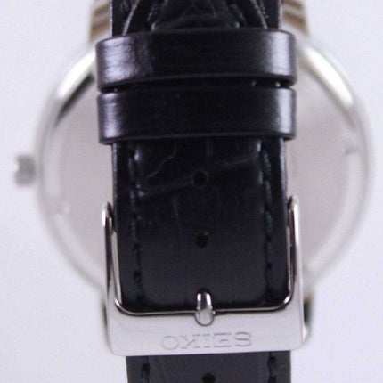 Seiko Quartz Leather Strap SUR113P1 SUR113P Mens Watch